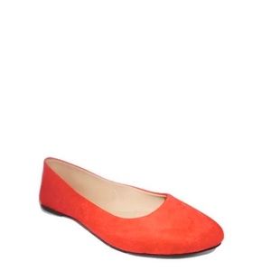 Coral Red ballet Slippers Brand New